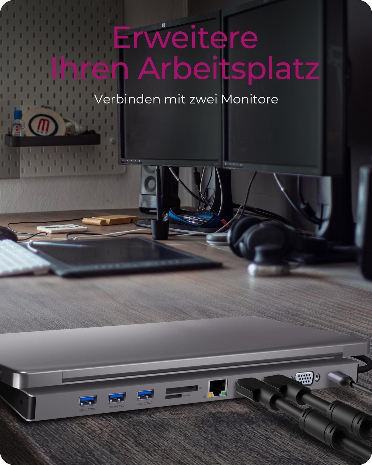 11-in-1 USB Type-C® Dock