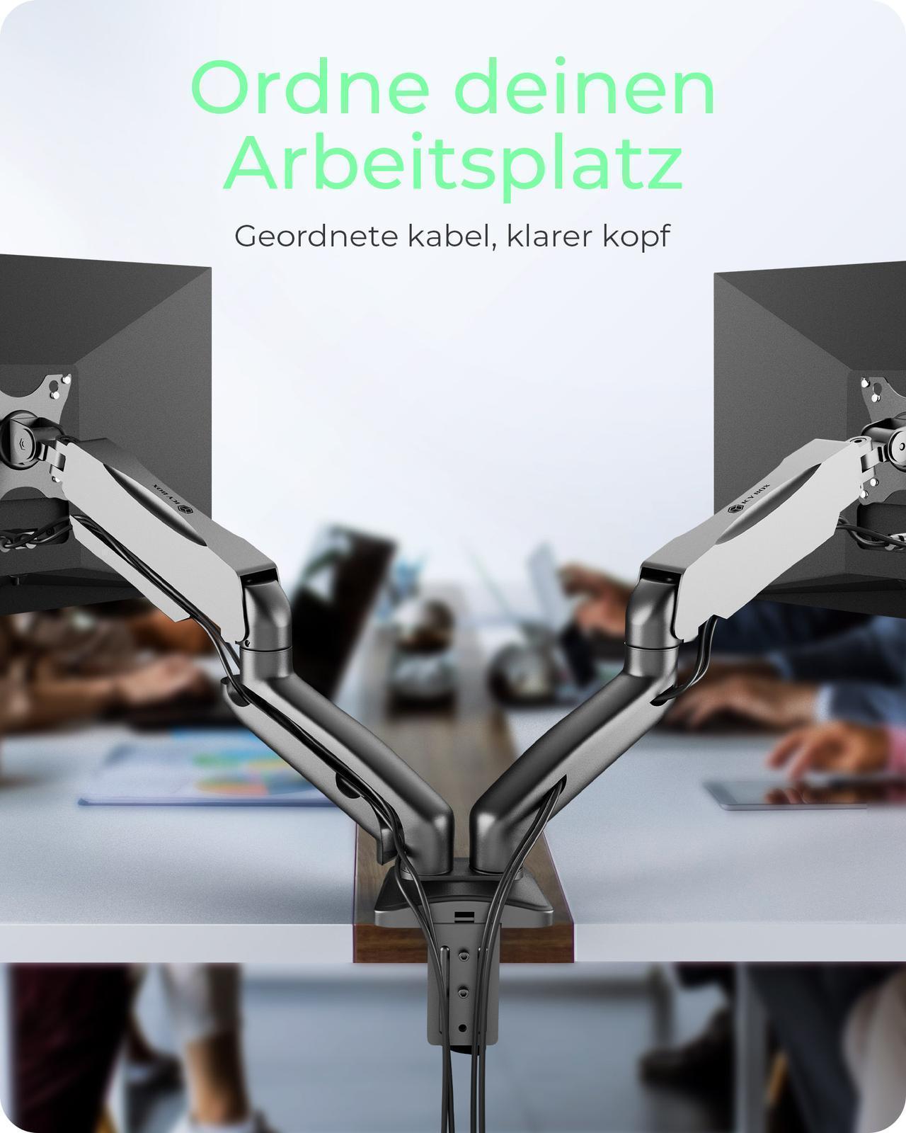 Dual Monitorständer Tischmontage