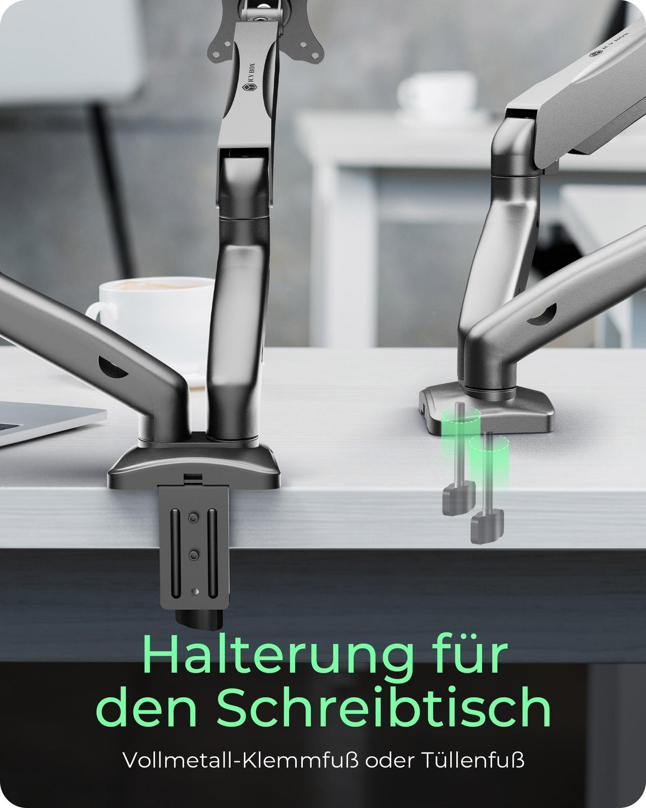 Dual Monitorständer Tischmontage