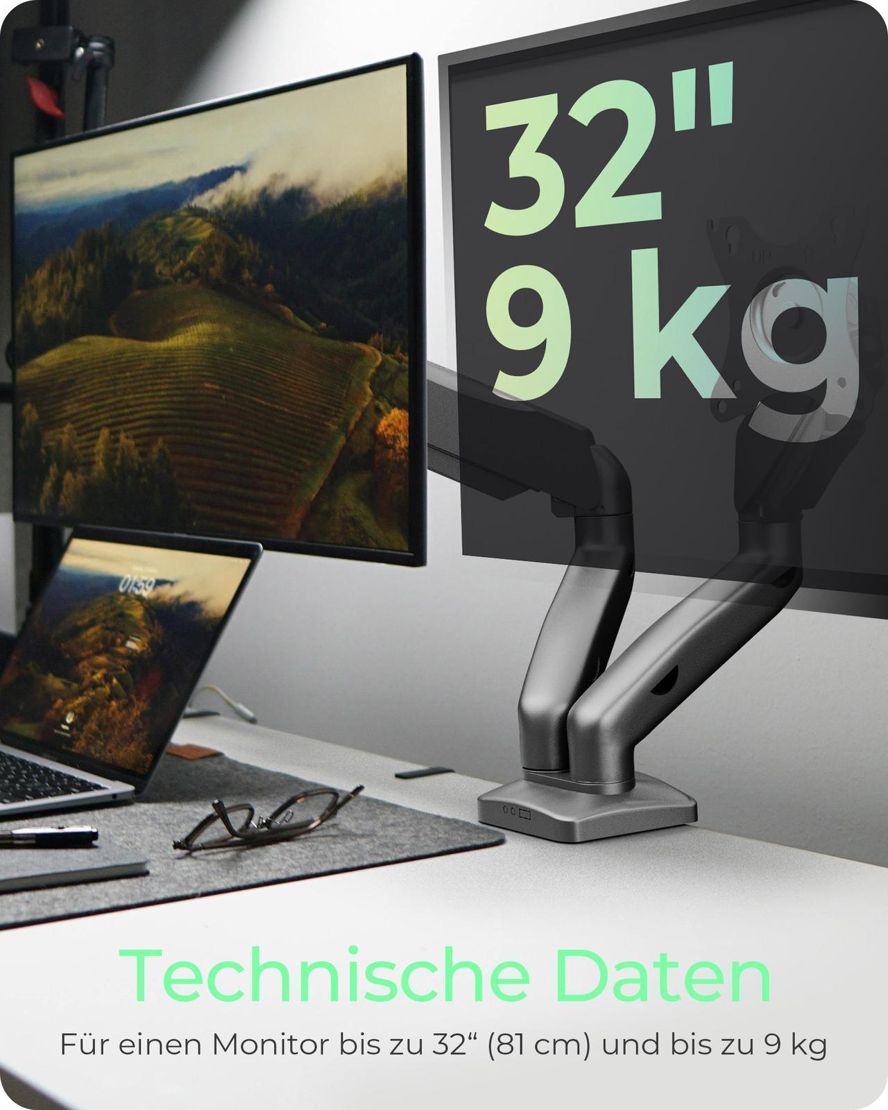 Dual Monitorständer Tischmontage