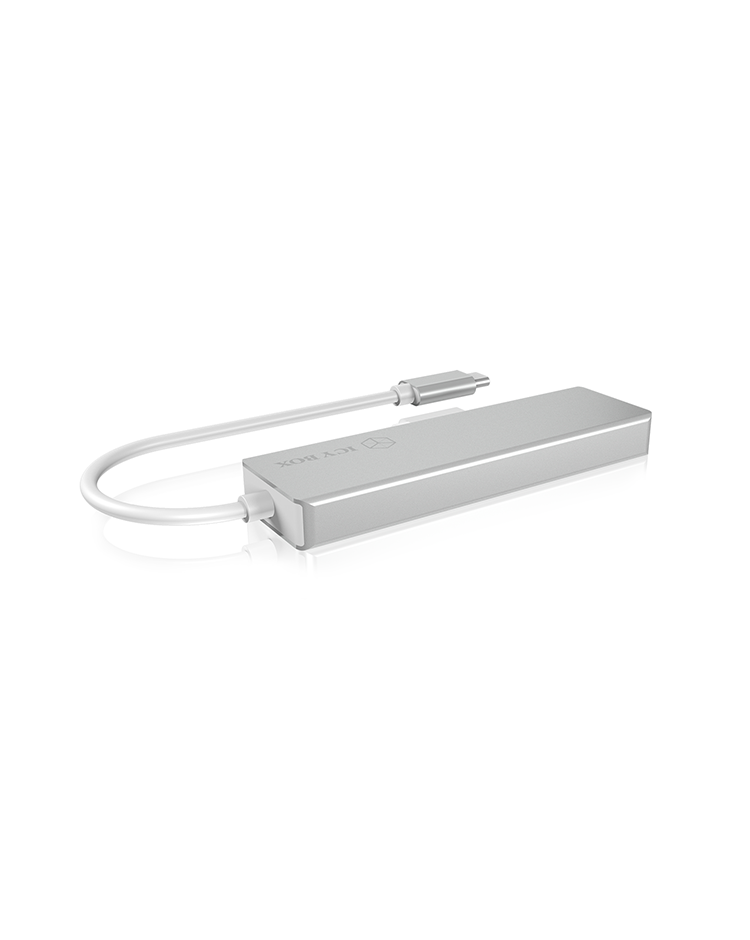 3 Port Hub mit USB 3.0 Type-C® Anschluss und Multi-LUN Kartenleser