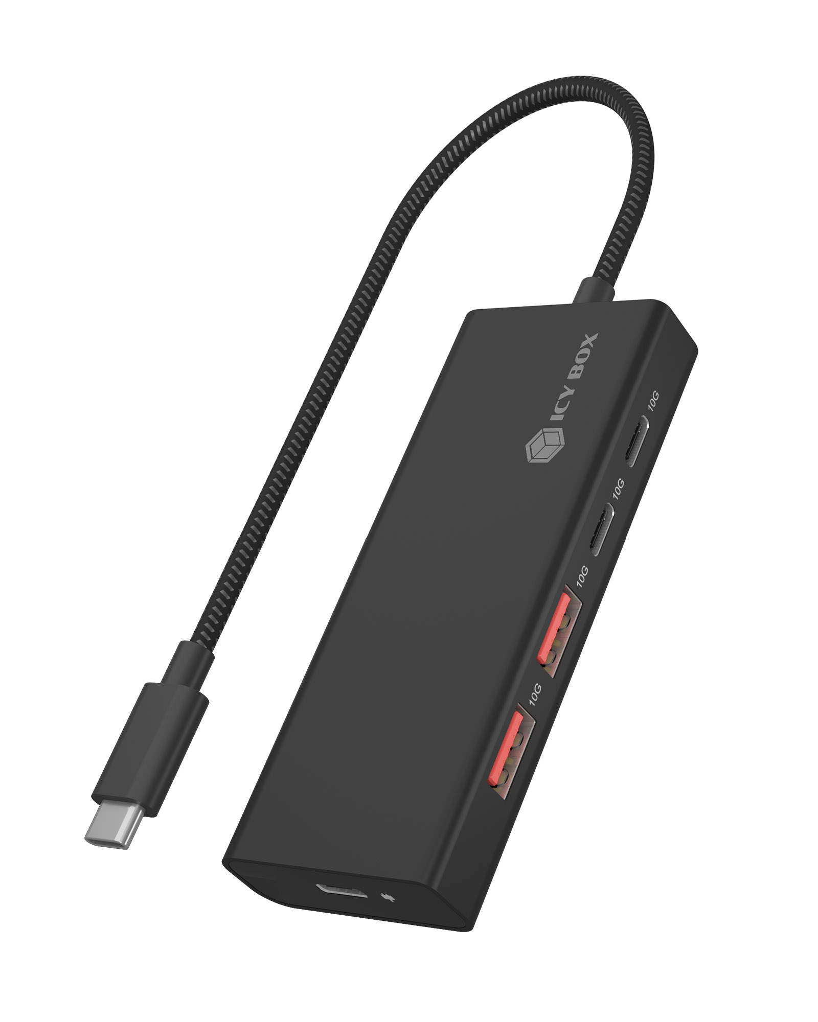 4-Port Hub mit USB 3.2 Gen 2 Type-C® Anschluss und PD 100 W
