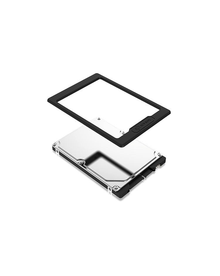 Bauhöhe-Adapterrahmen für 2.5" HDD/SSD von 7 mm auf 9.5 mm Höhe