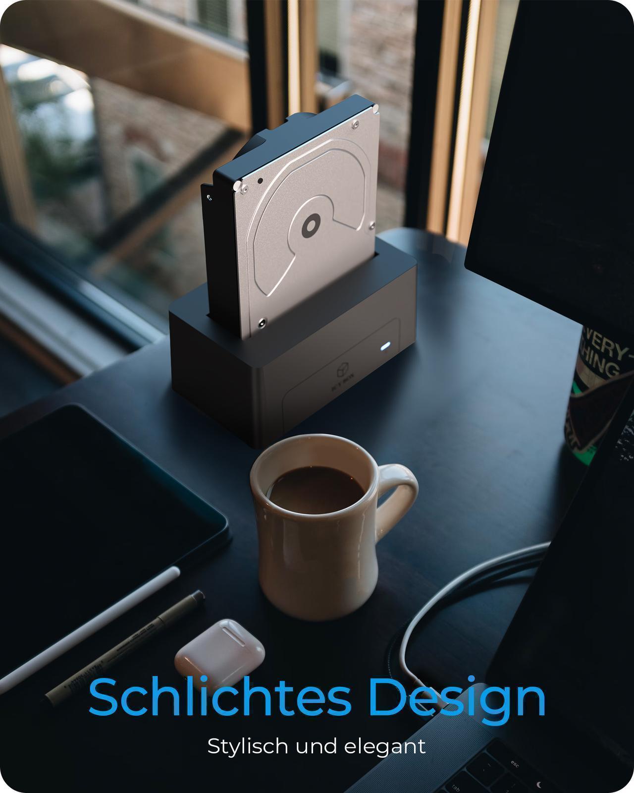 DockingStation für 1x HDD/SSD mit USB 3.2 Gen 1 Type-A Anschluss