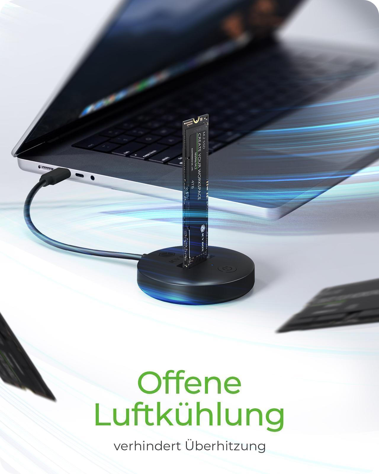 DockingStation für NVMe & SATA M.2 SSD