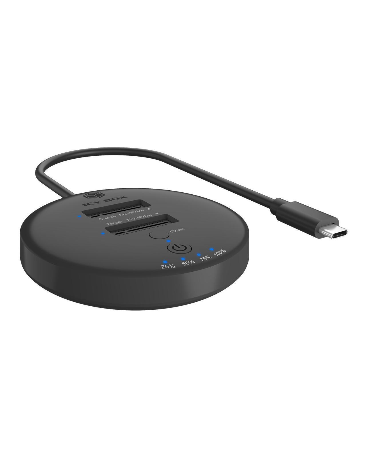 Klon- und DockingStation für 2x M.2 NVMe SSD