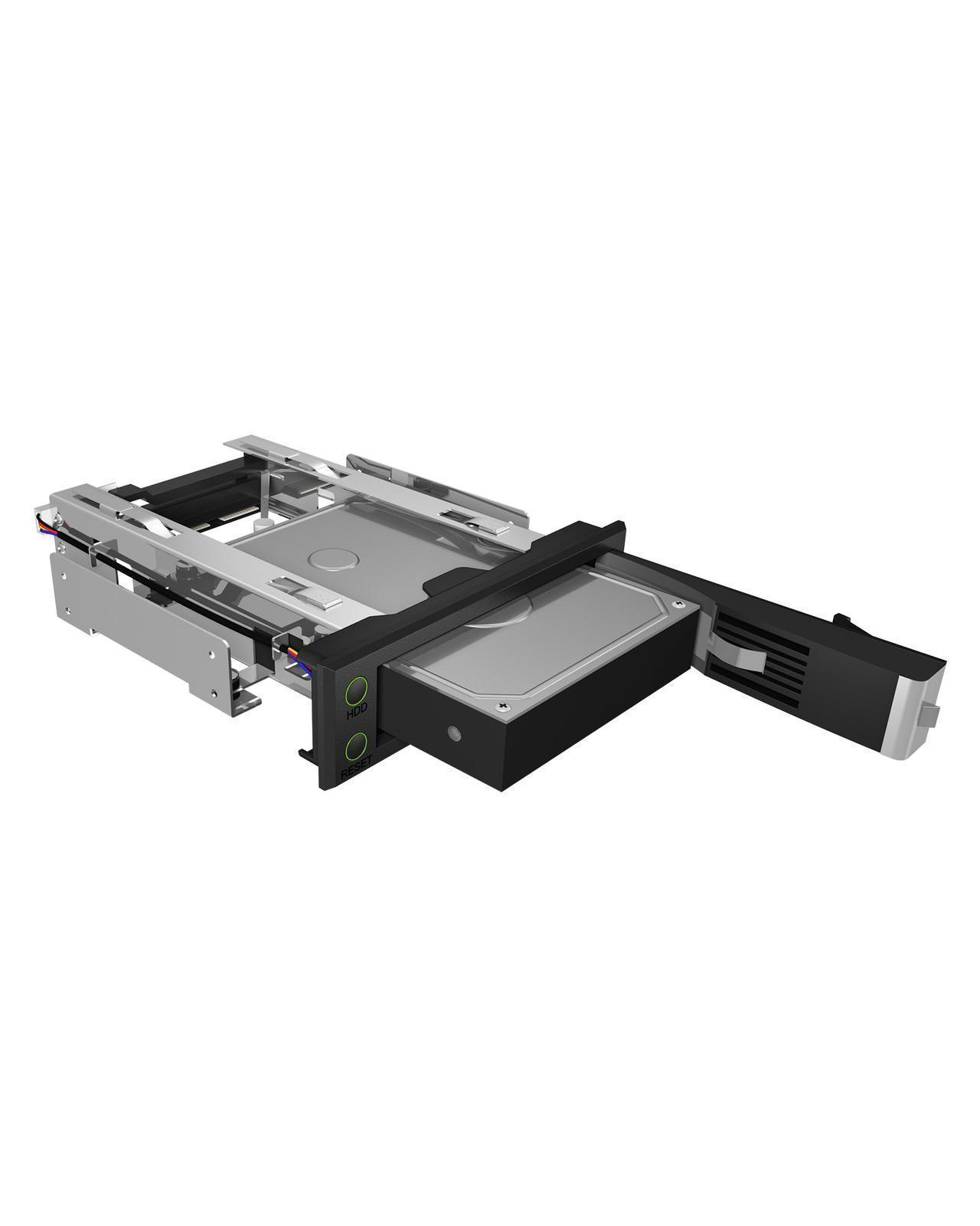 Wechselrahmen für 1x HDD für 1x 5,25" Schacht mit Schloss