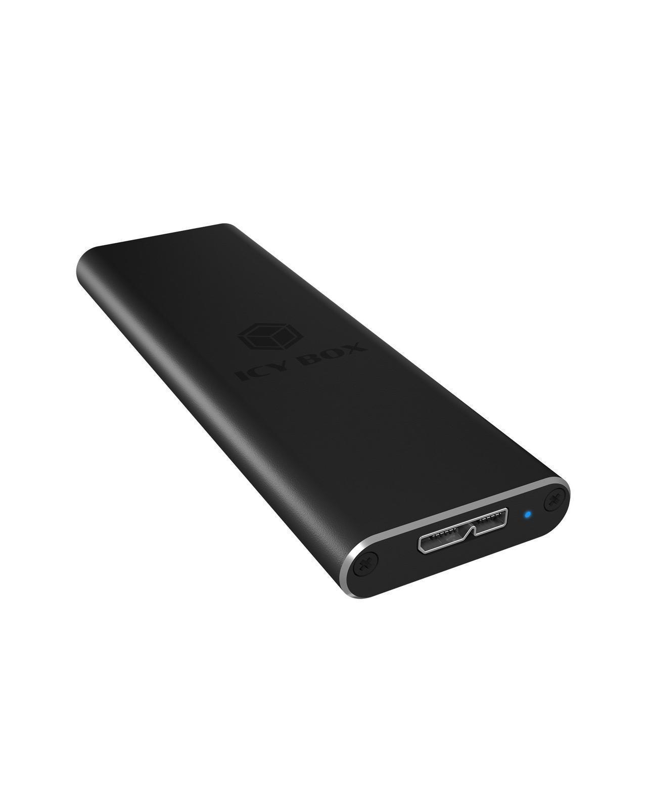 Gehäuse für 1x M.2 SSD mit USB 3.0 Type-A Anschluss