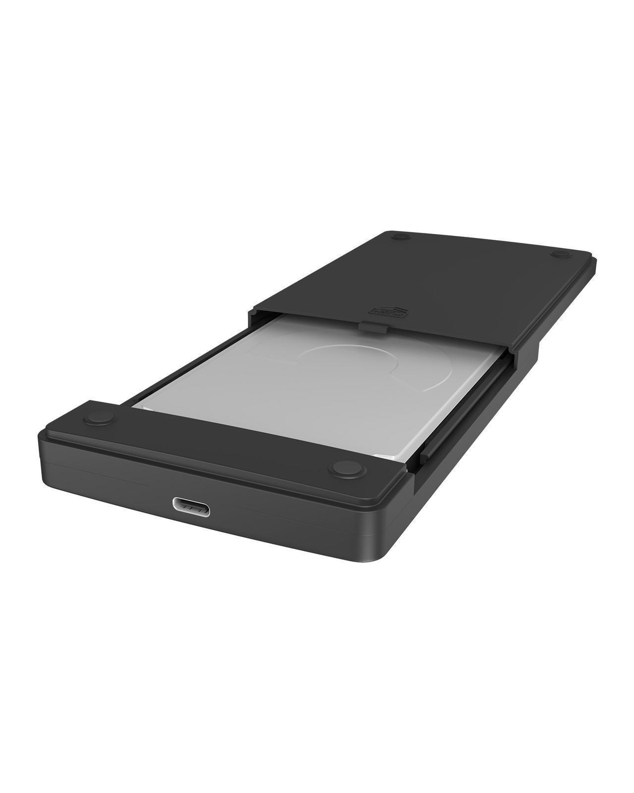 2.5" SATA HDD/SSD Gehäuse mit USB Type-C®/Type-A Combokabel