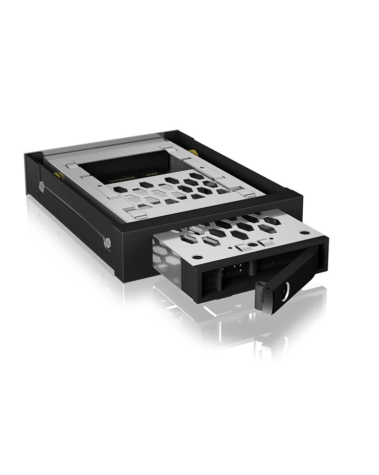 Wechselrahmen für 1x HDD/SSD für 1x 3.5" Schacht mit Schloss