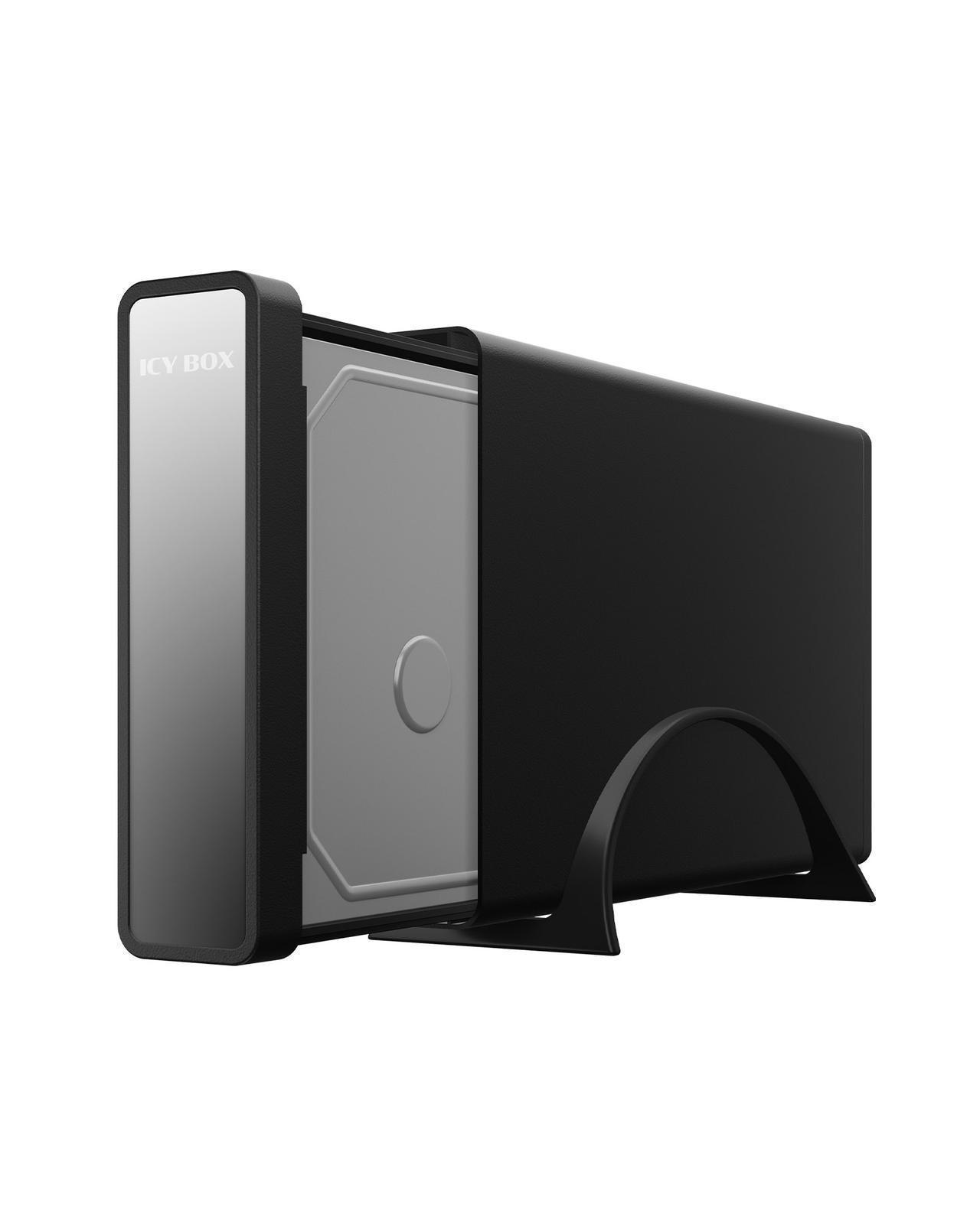 Gehäuse für 1x HDD/SSD mit USB 3.2 Gen 2 Type-C® Anschluss und USB Hub