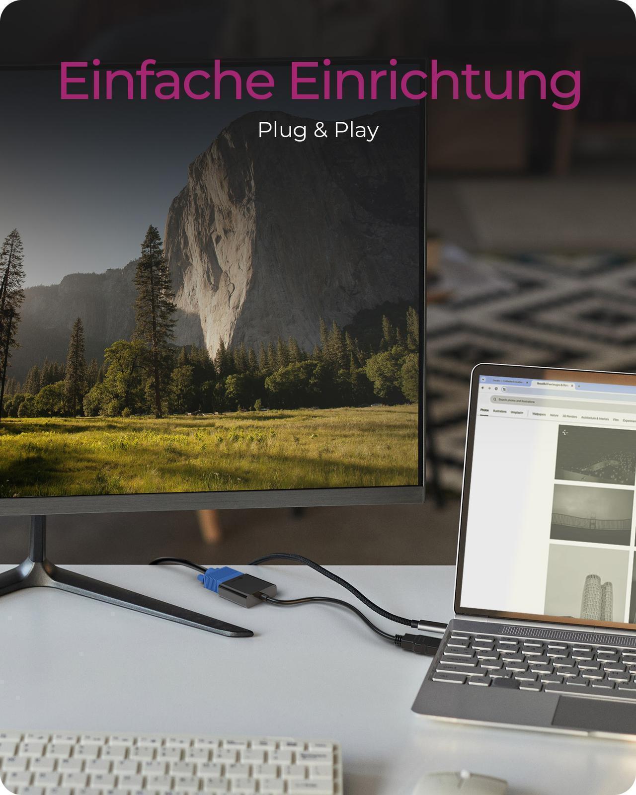 HDMI® zu VGA Adapter