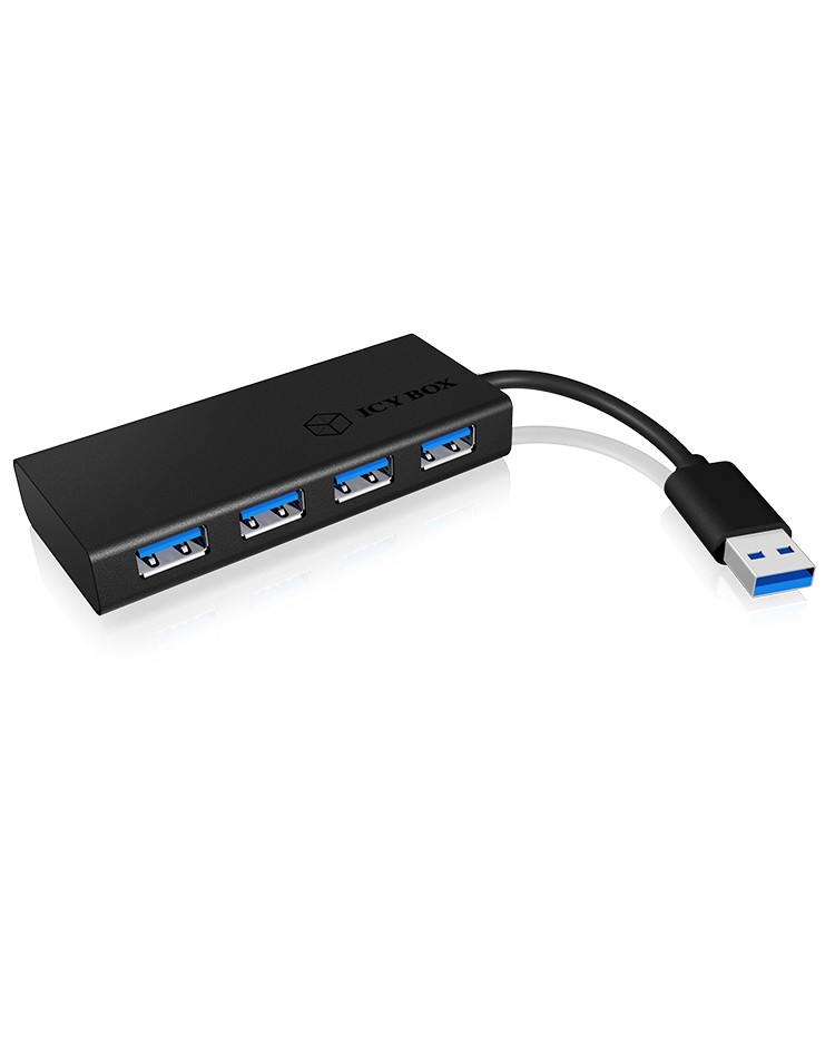 4 Port Hub mit USB 3.0 Type-A Anschluss