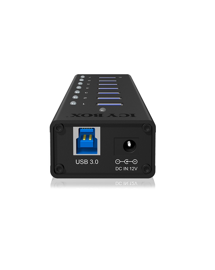 7 Port Hub mit USB Type-A Anschluss und 1x Ladeanschluss