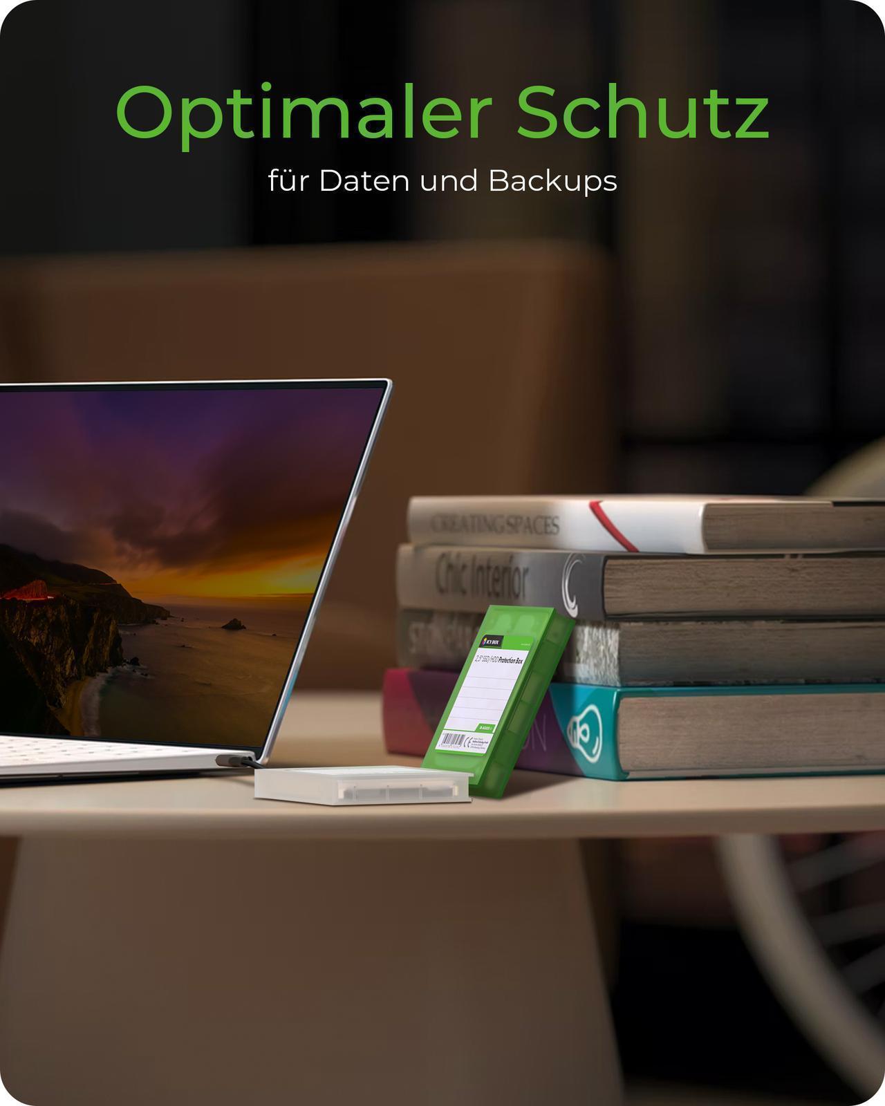 Schutzgehäuse 6er Set für 2,5" HDDs/SSDs