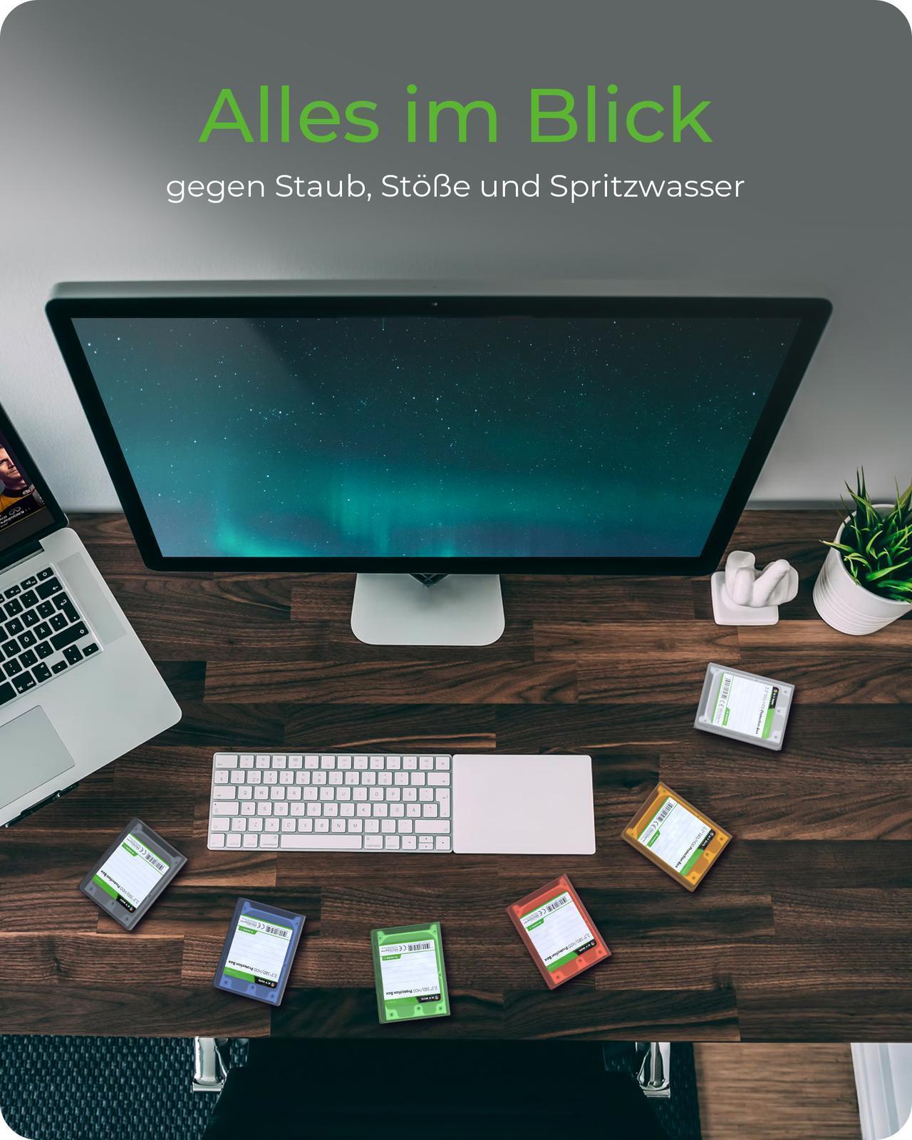 Schutzgehäuse 6er Set für 2,5" HDDs/SSDs