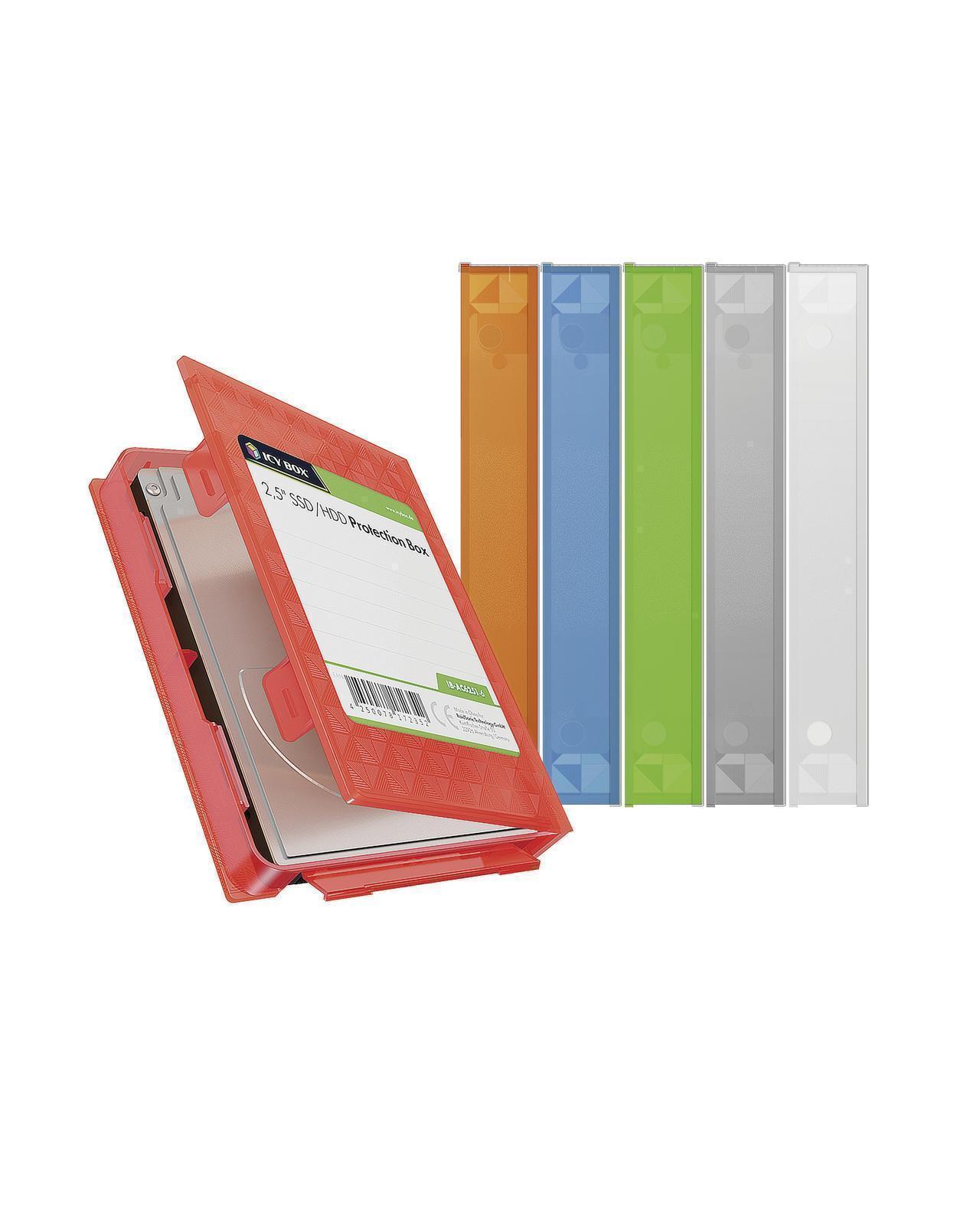 Schutzgehäuse 6er Set für 2,5" HDDs/SSDs