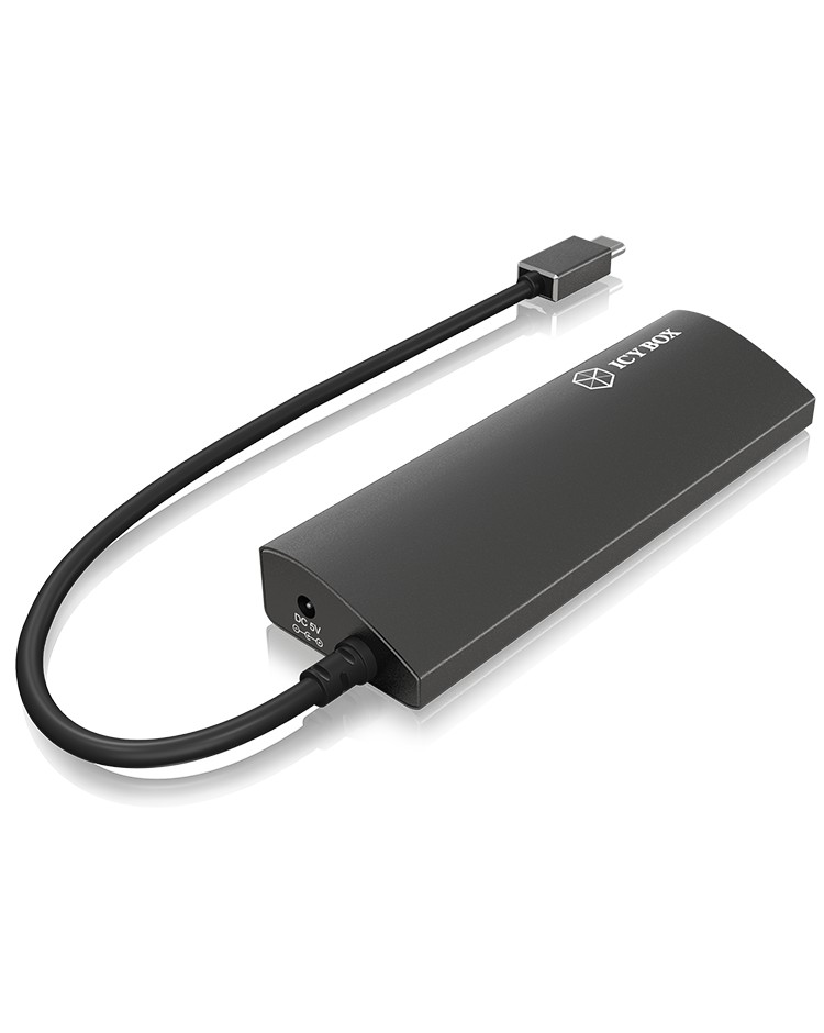 4 Port Hub mit USB Type-C® Anschluss