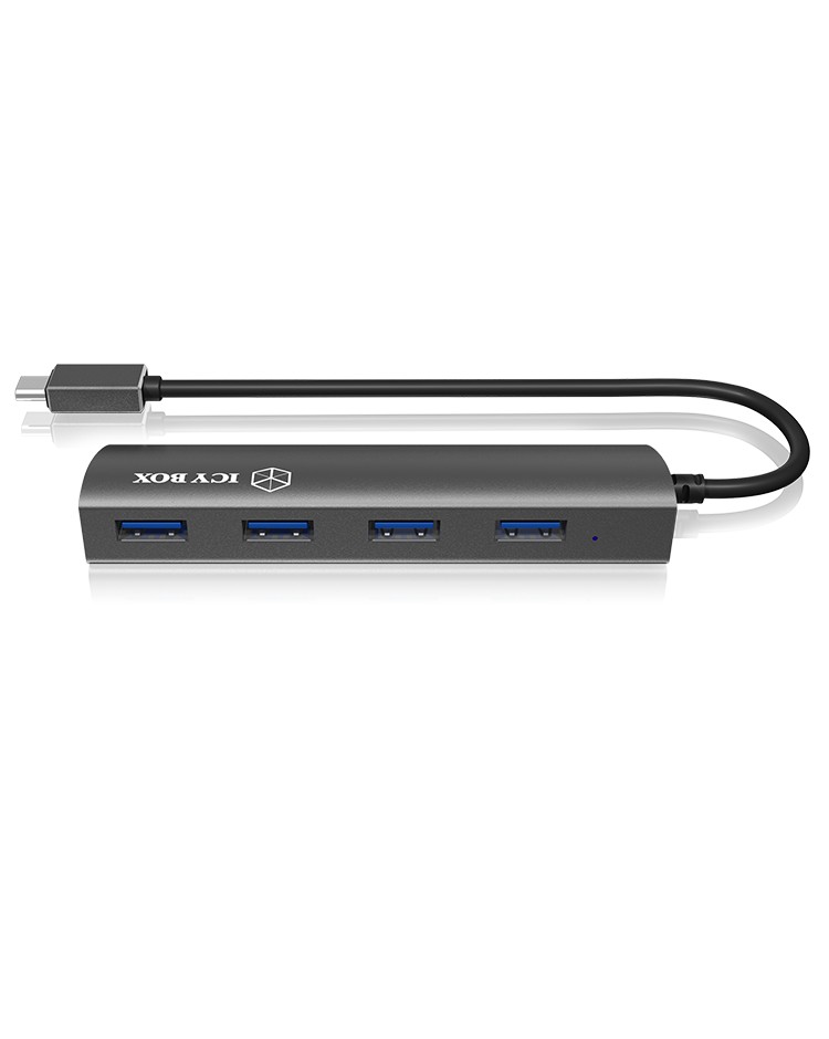 4 Port Hub mit USB Type-C® Anschluss