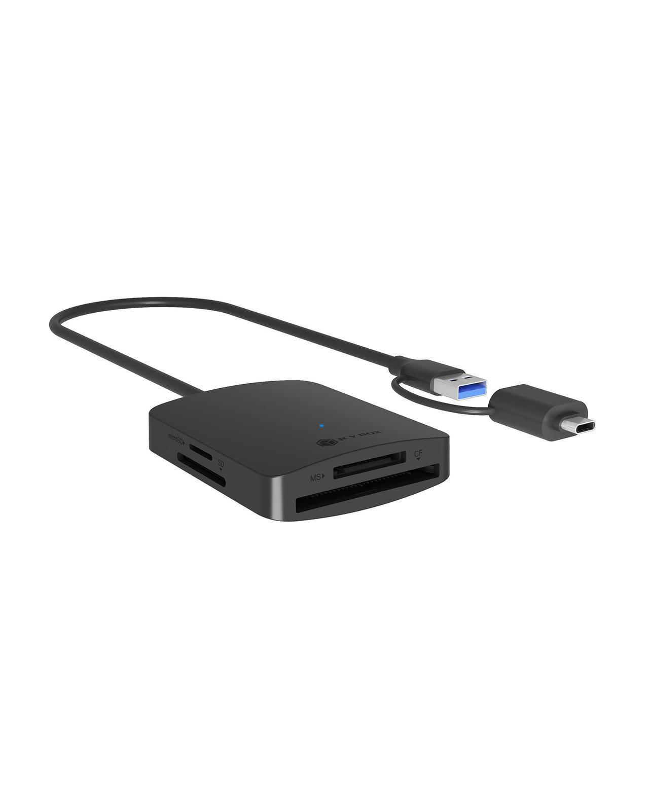 4-in-1 Kartenleser mit USB 3.2 Gen 1 Type-A + Type-C®