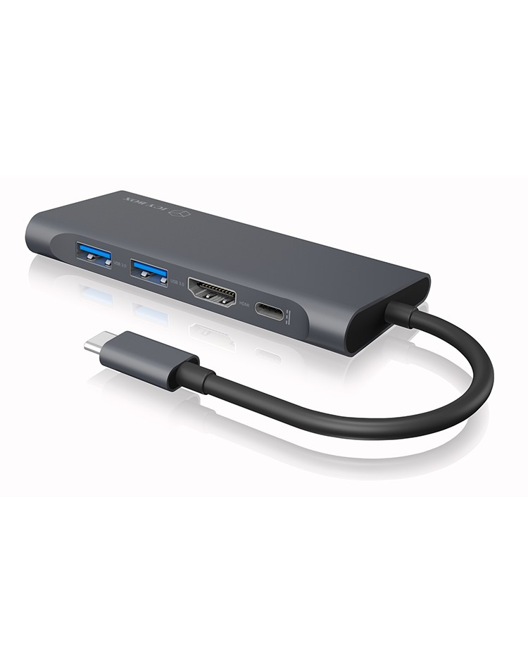 4-in-1 USB Type-C® Dock mit PD 60 W