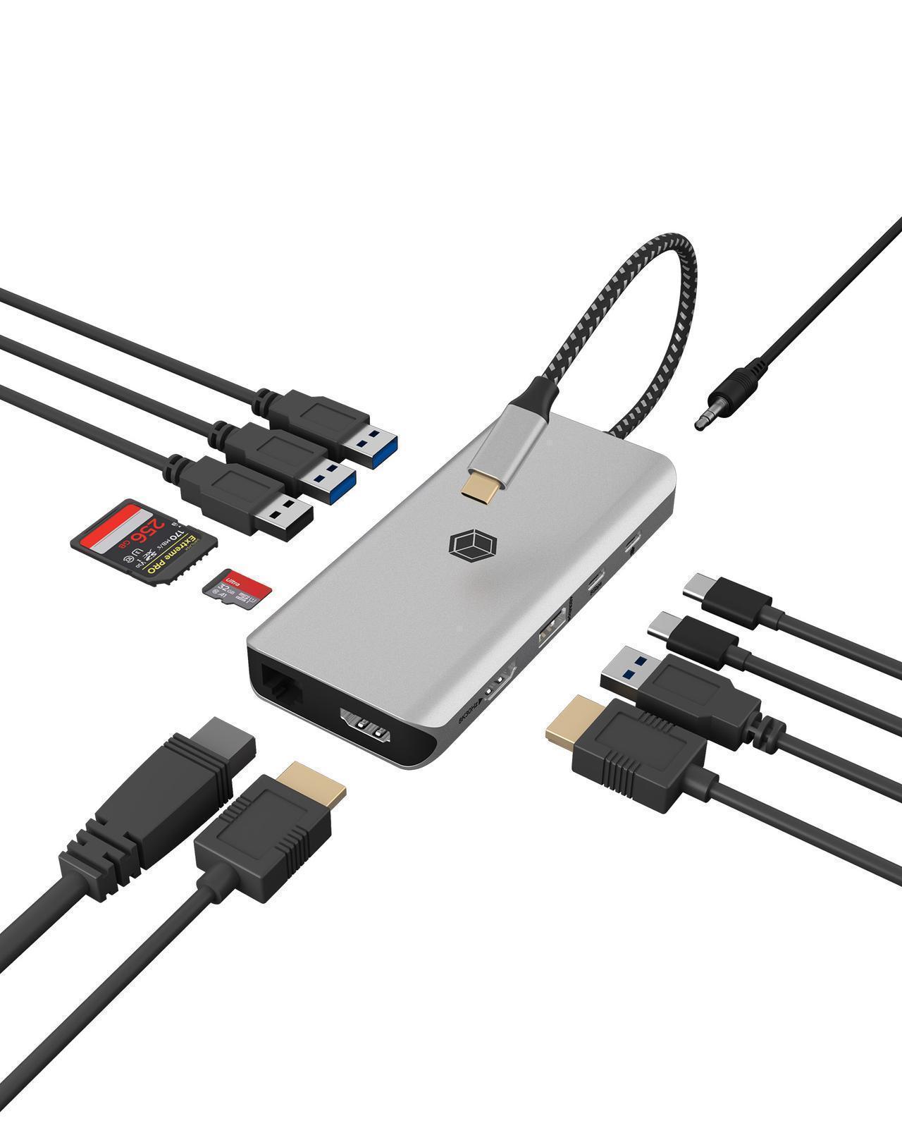 12-in-1 USB Type-C® Dock mit PD bis zu 100 W