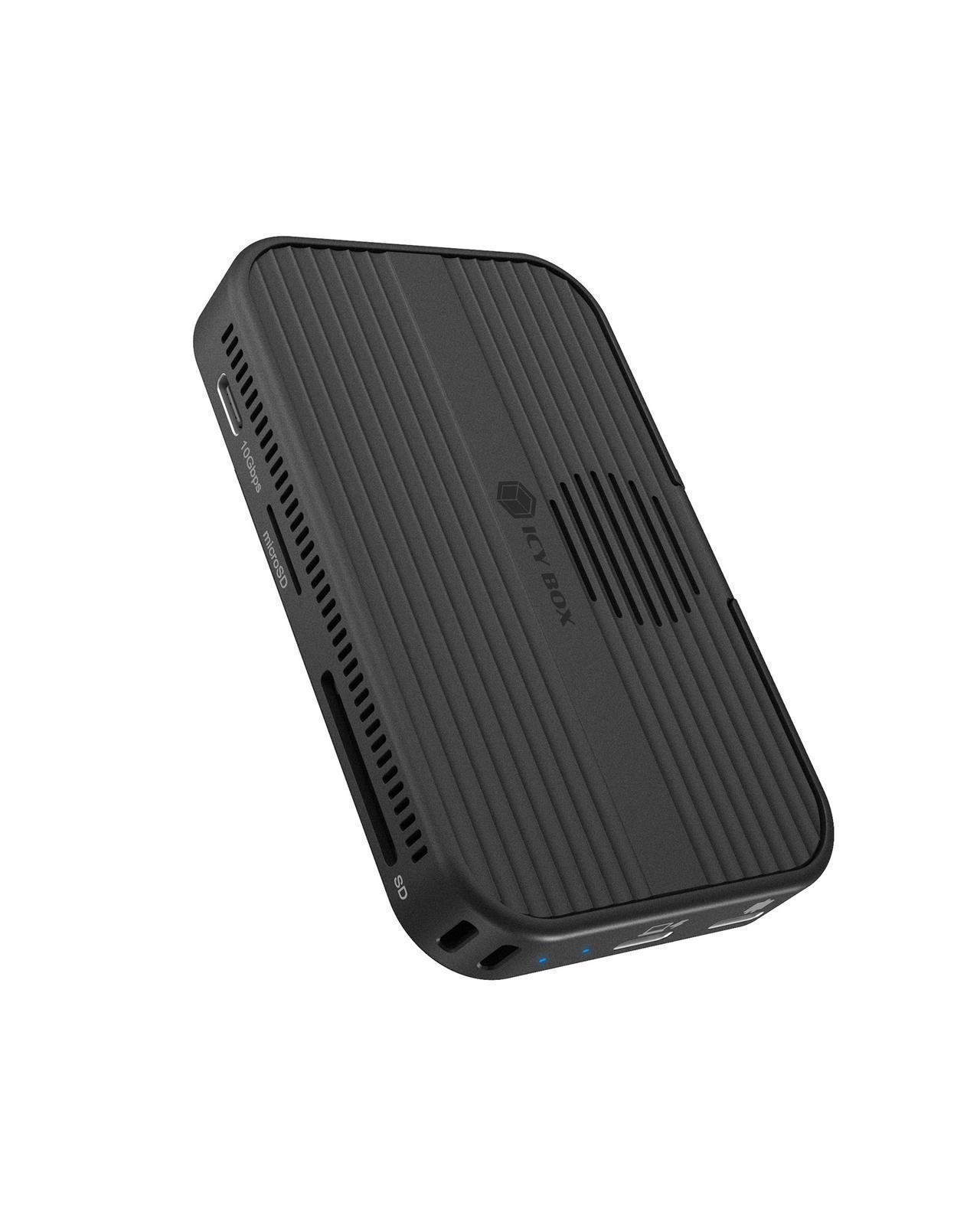 7-in-1 DockingStation als magnetisches M.2 NVMe und SATA SSD Gehäuse mit integriertem Lüfter