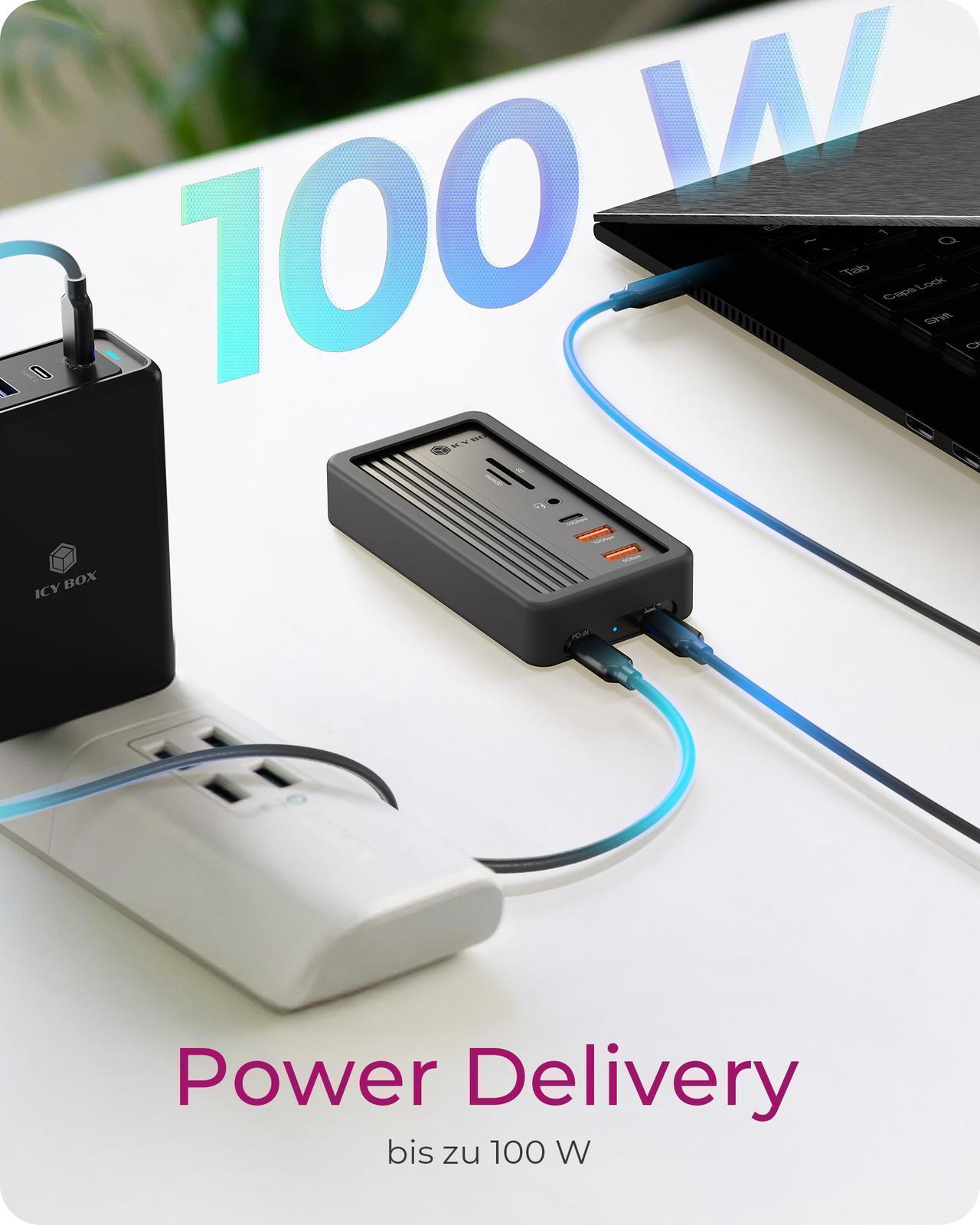 10-in-1 DockingStation inklusive M.2 NVMe SSD Gehäuse