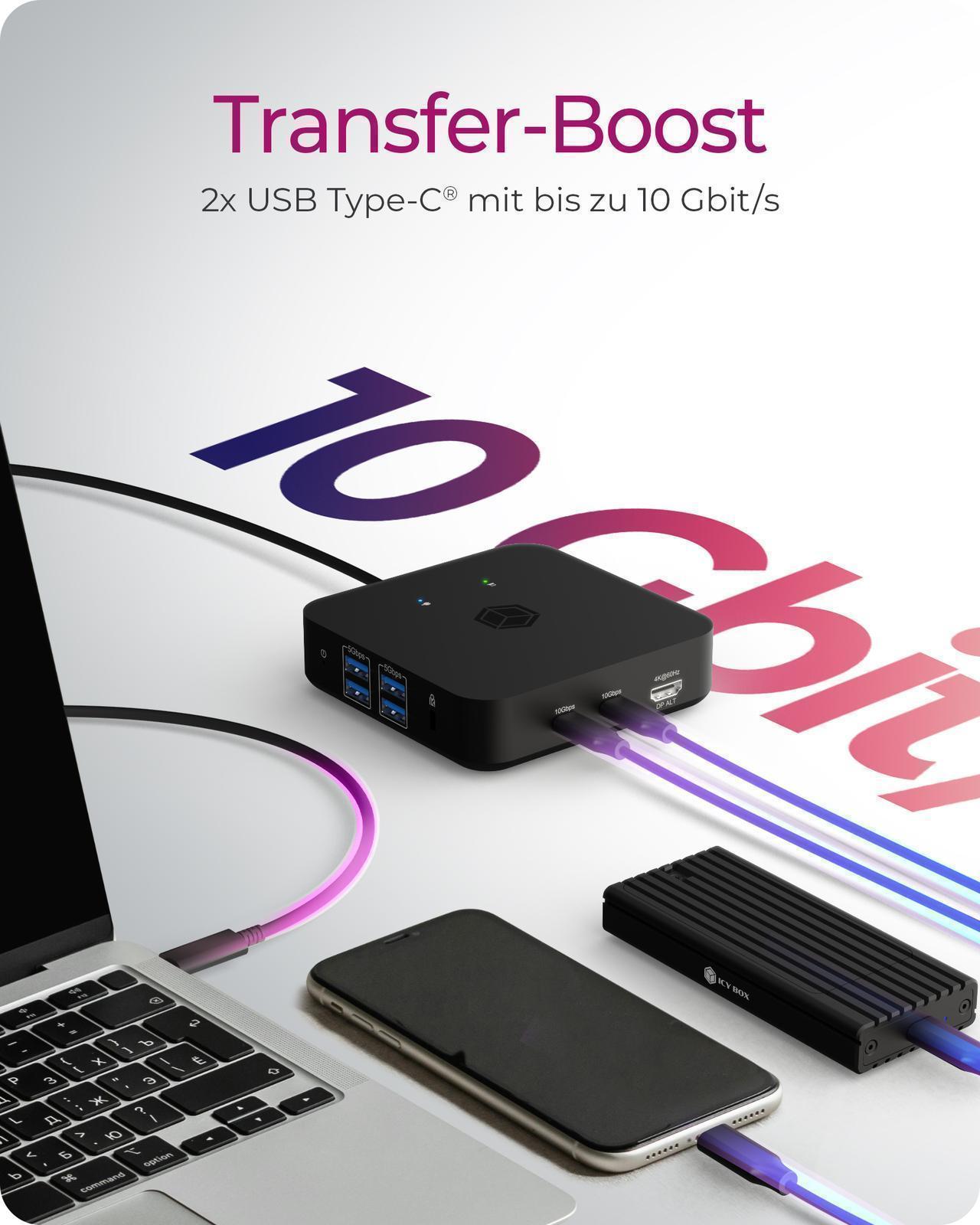 12-in-1 USB Type-C® Dock mit PD bis zu 85 W