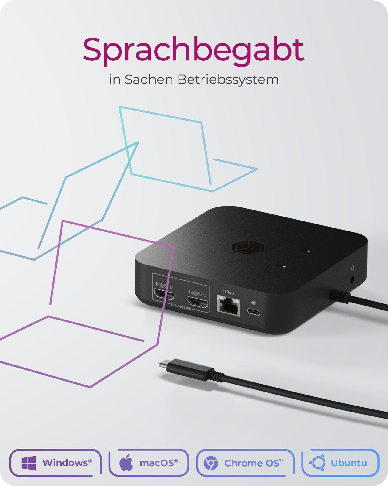 12-in-1 USB Type-C® Dock mit PD bis zu 85 W