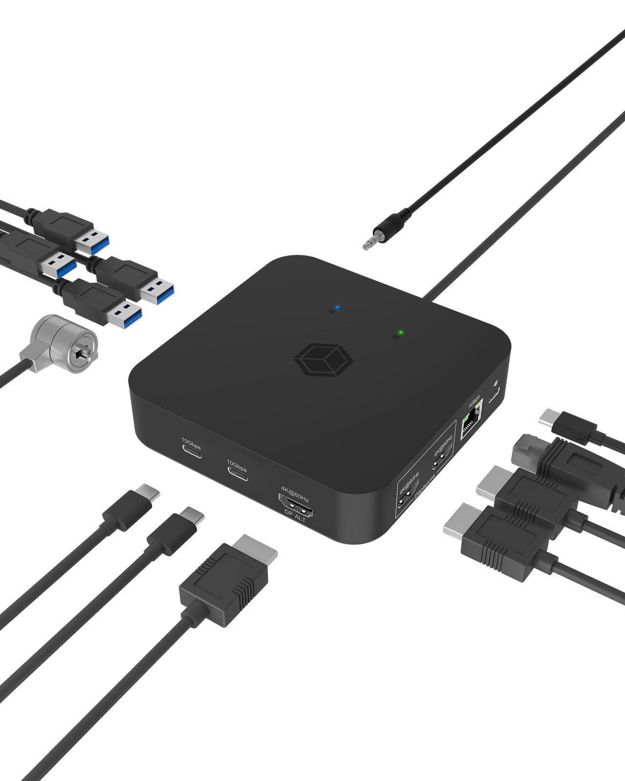 12-in-1 USB Type-C® Dock mit PD bis zu 85 W