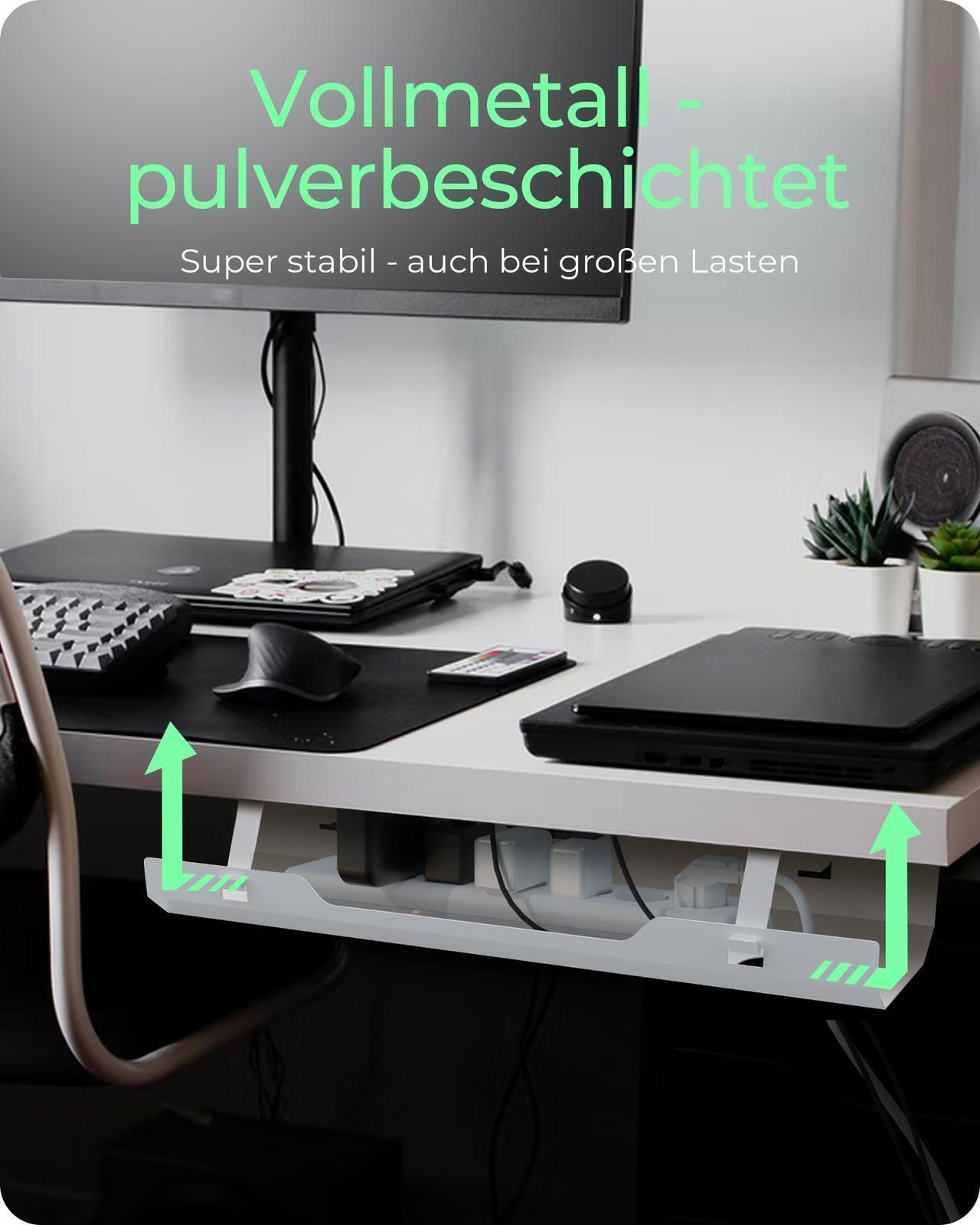 Kabelmanagementwanne für Schreibtische