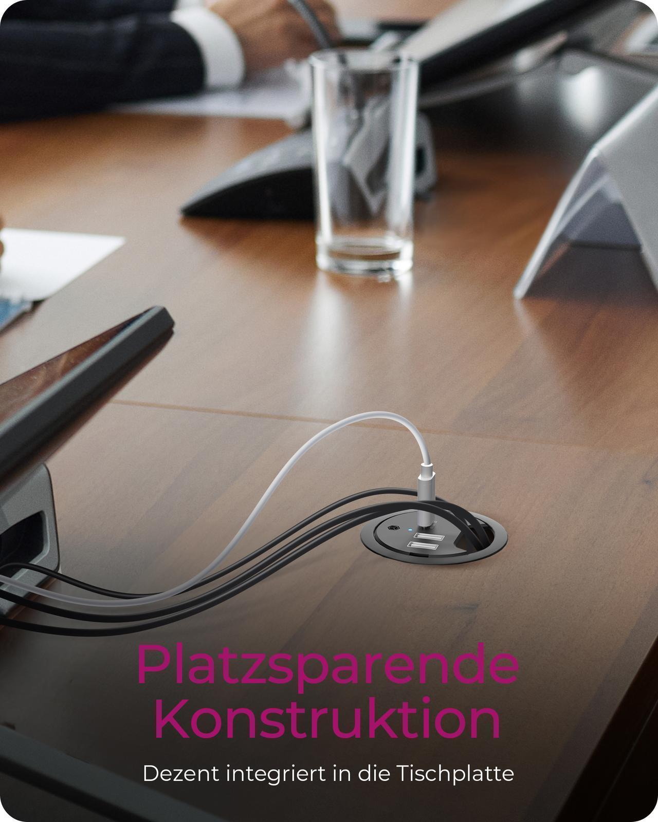 USB Tischladegerät mit Power Delivery & Quick Charge