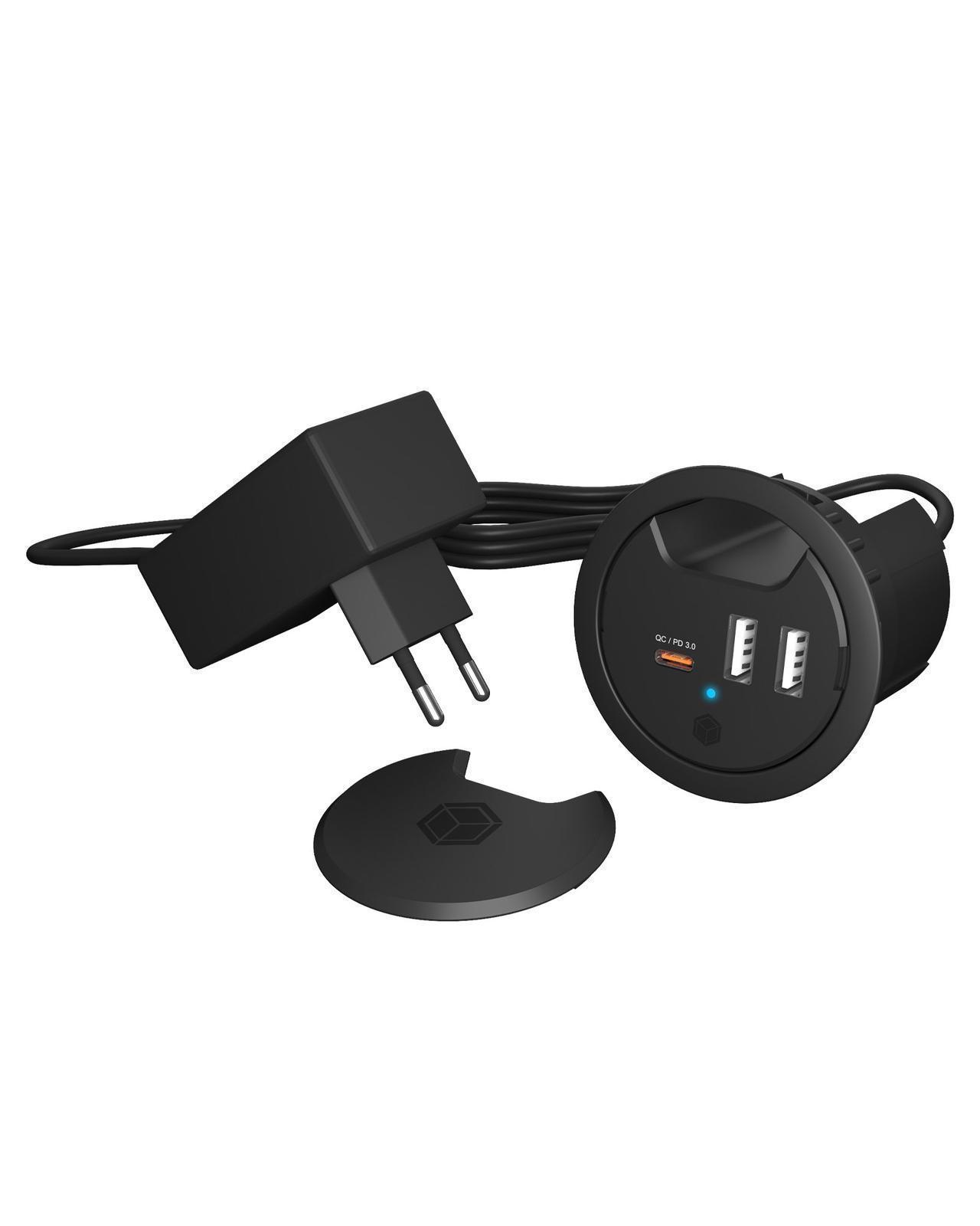 USB Tischladegerät mit Power Delivery & Quick Charge