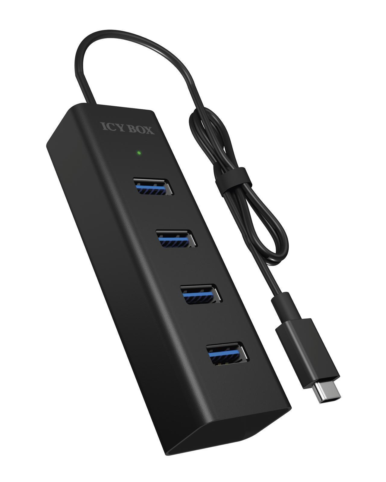 4 Port Hub mit USB Type-C® Anschluss