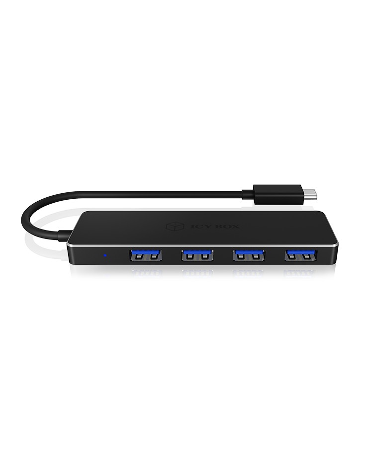 4 Port Hub mit USB Type-C® Anschluss