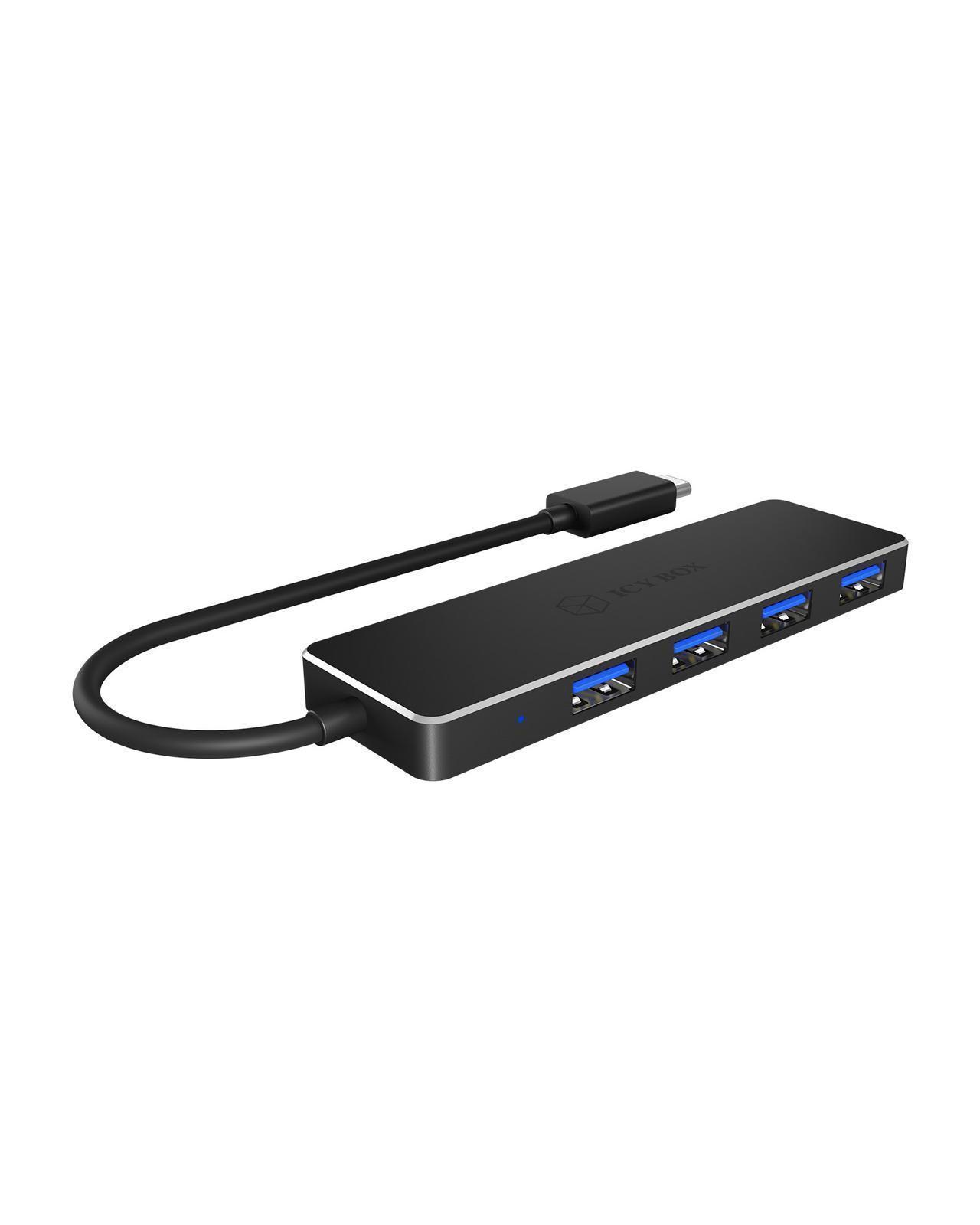 4 Port Hub mit USB Type-C® Anschluss