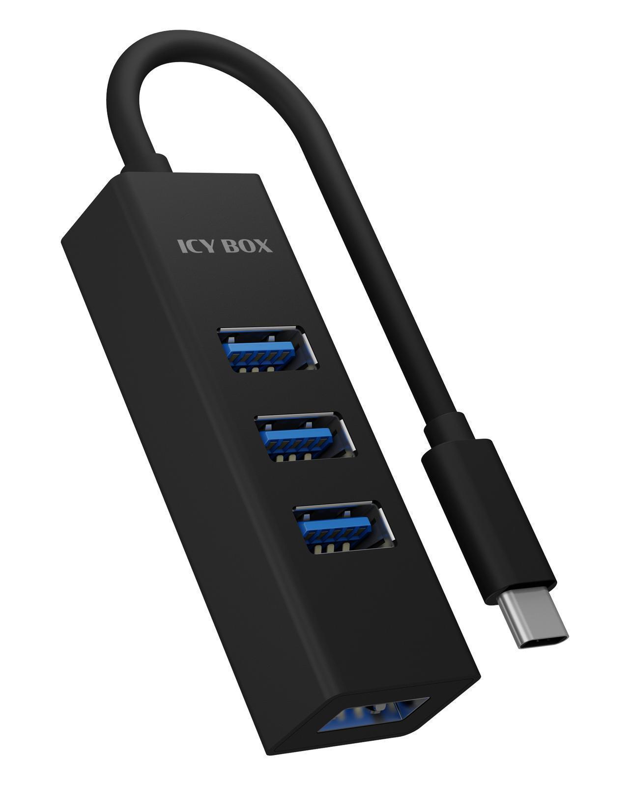 4 Port Hub mit USB Type-C® Anschluss