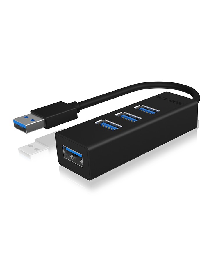 4 Port Hub mit USB Type-A Anschluss