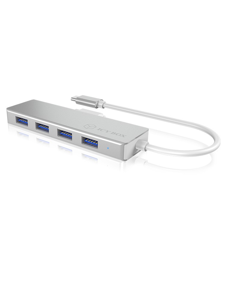 4 Port Hub mit USB Type-C® Anschluss