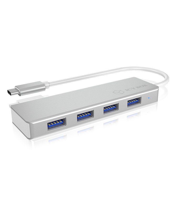 4 Port Hub mit USB Type-C® Anschluss