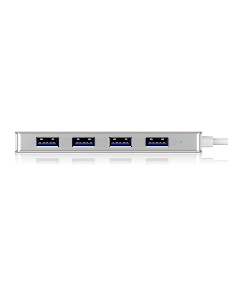 4 Port Hub mit USB Type-C® Anschluss