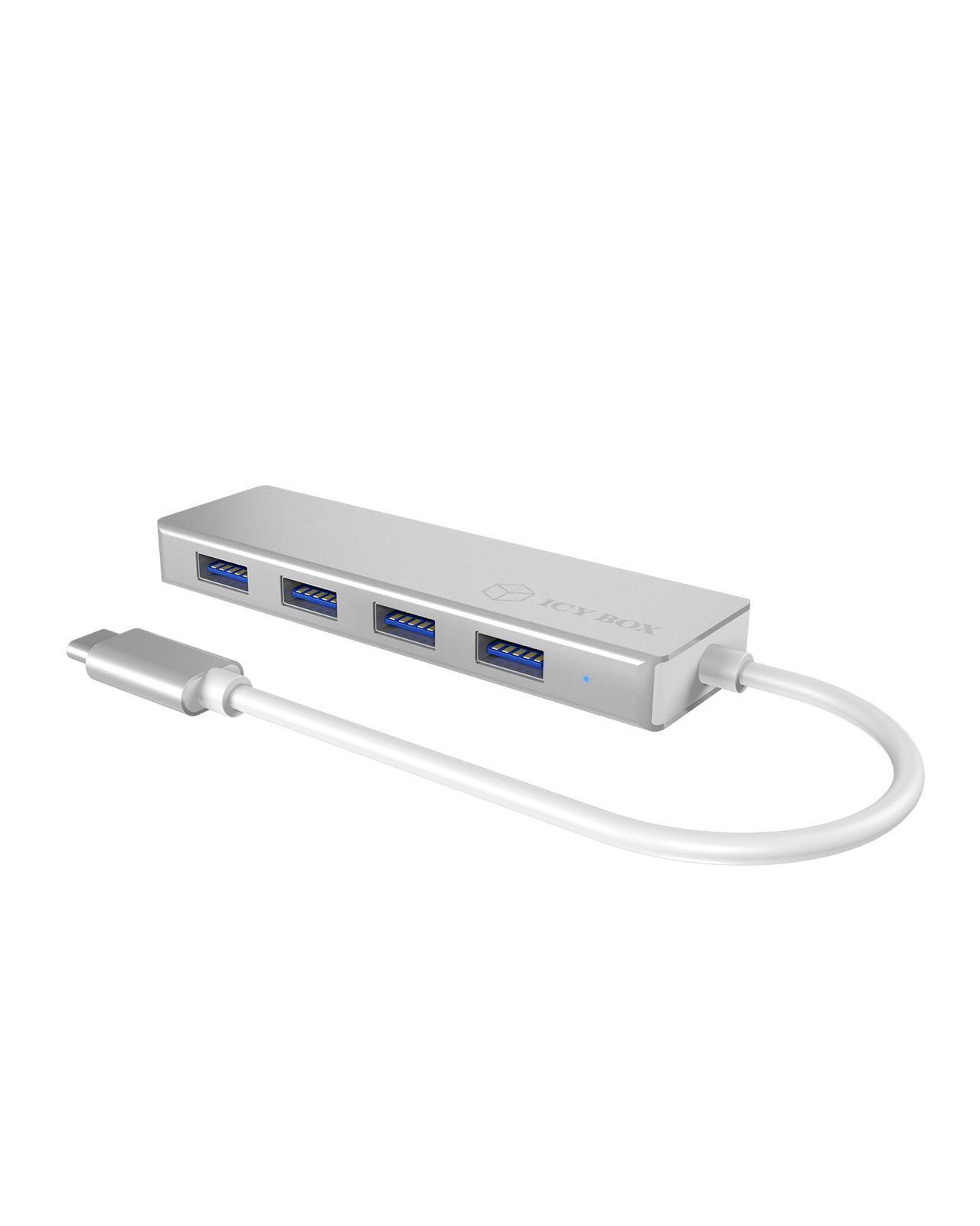 4 Port Hub mit USB Type-C® Anschluss