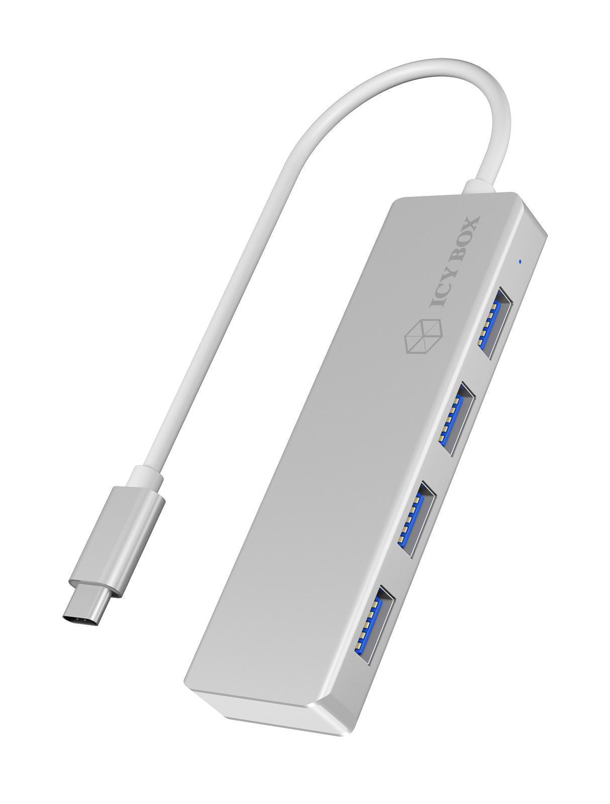 4 Port Hub mit USB Type-C® Anschluss