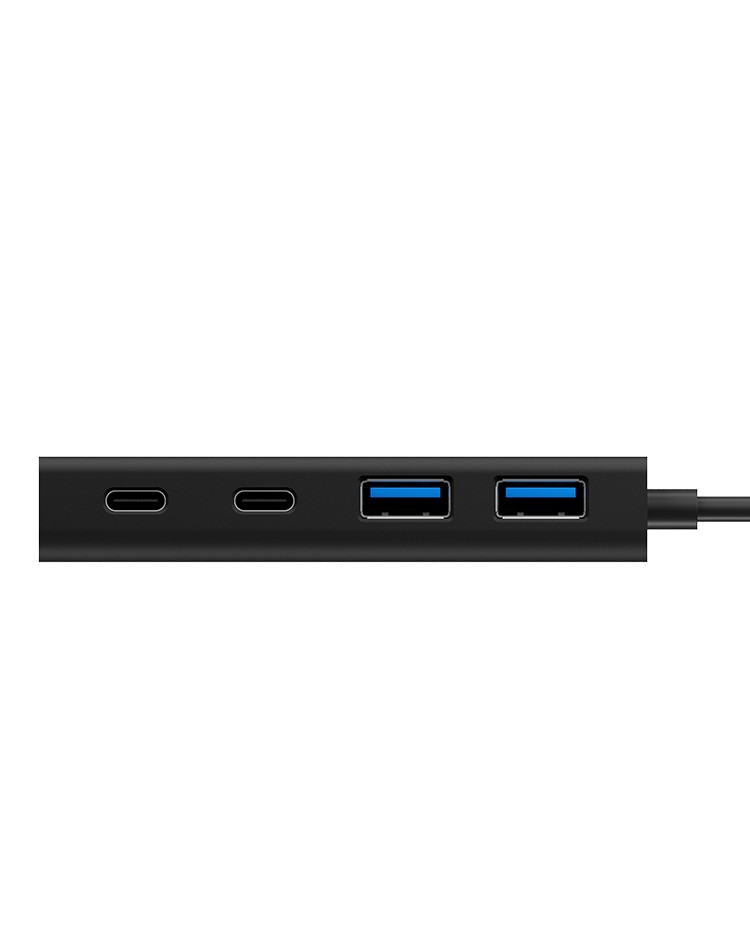 4 Port Hub mit USB Type-A Anschluss