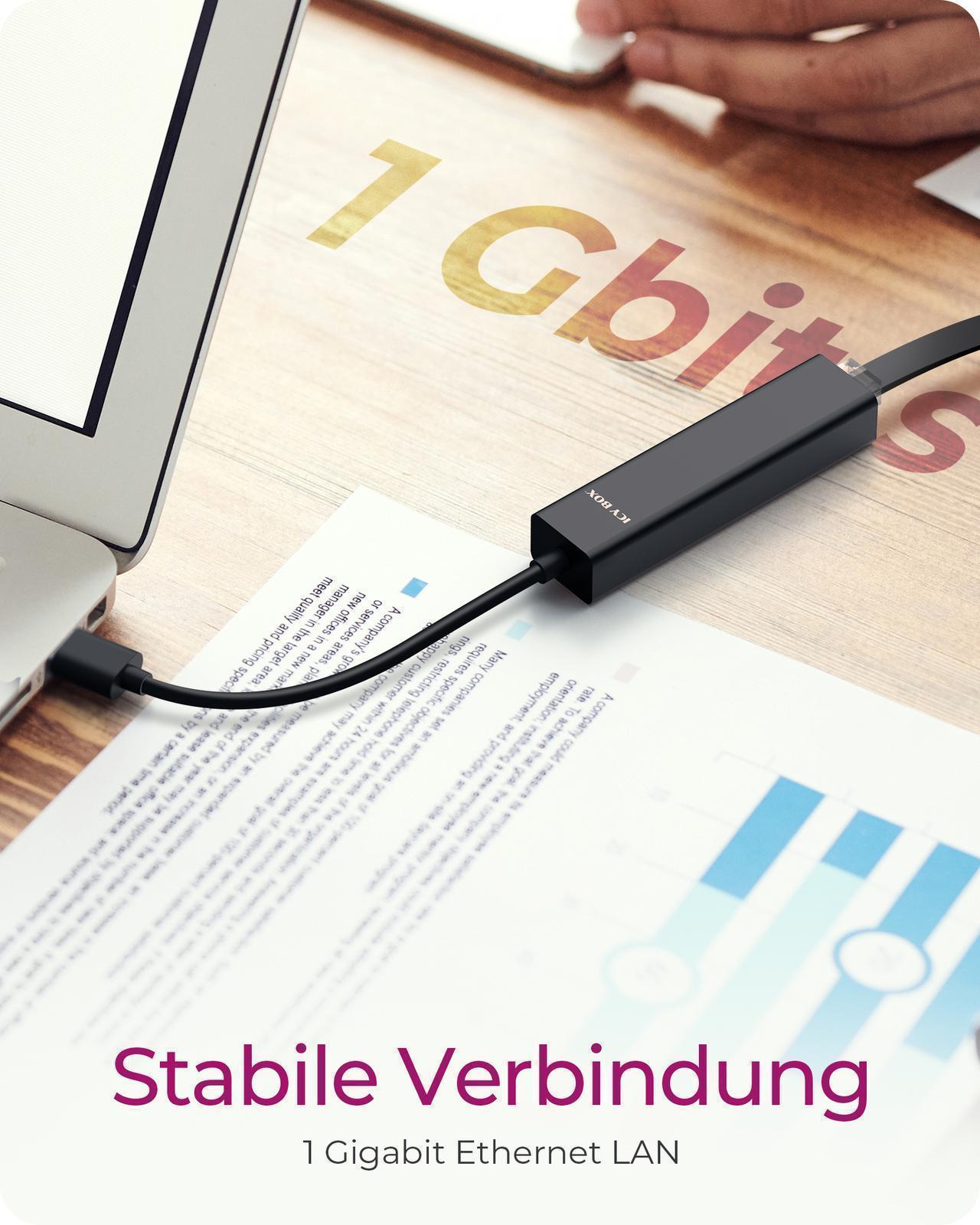 4 Port Hub mit USB 3.2 Gen 1 Type-A oder Type-C® Anschluss