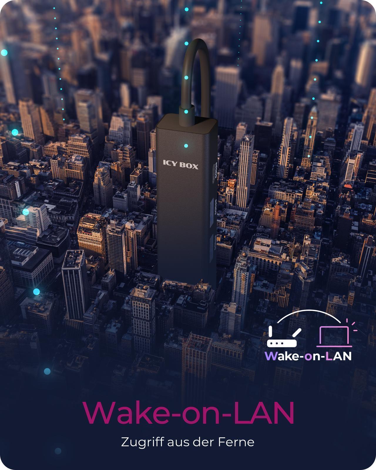 4 Port Hub mit USB 3.2 Gen 1 Type-A oder Type-C® Anschluss