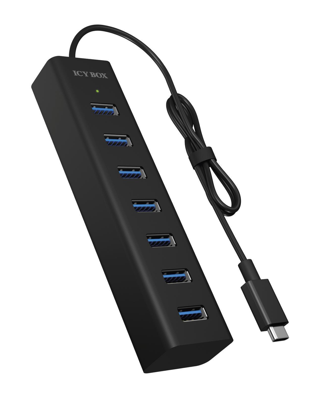 7 Port Hub mit USB Type-C® Anschluss