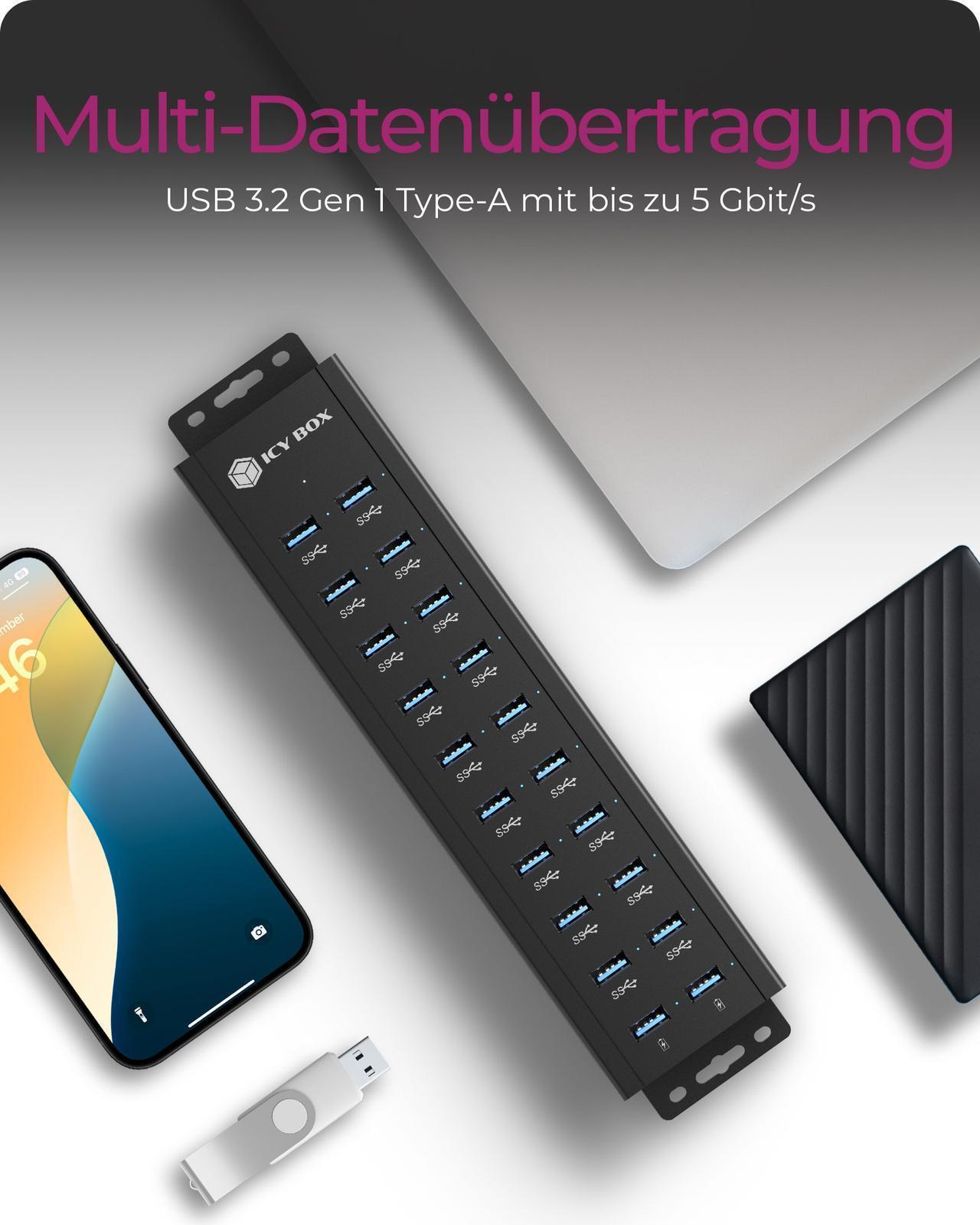 USB Hub 20-in-1 Hub USB 3.2 Gen 2 PD