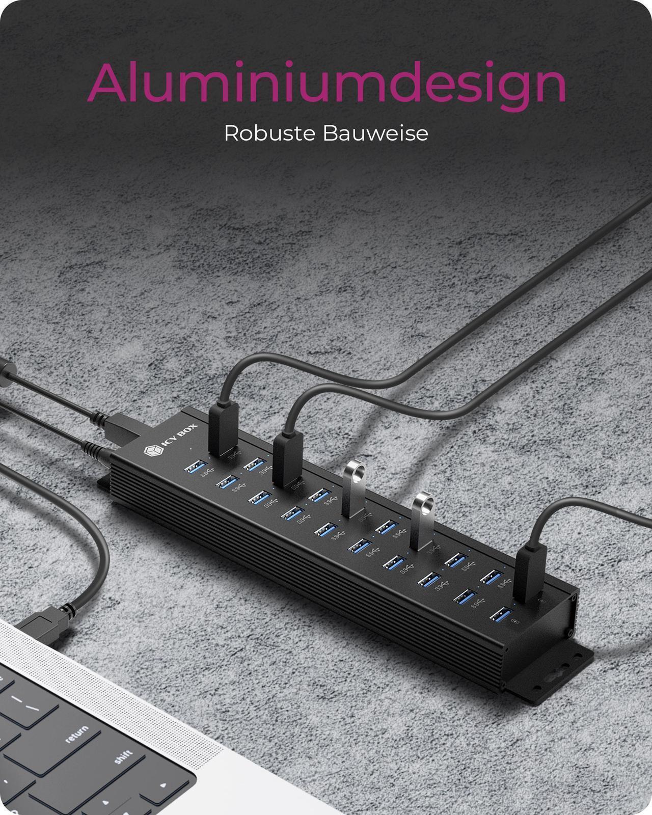USB Hub 20-in-1 Hub USB 3.2 Gen 2 PD